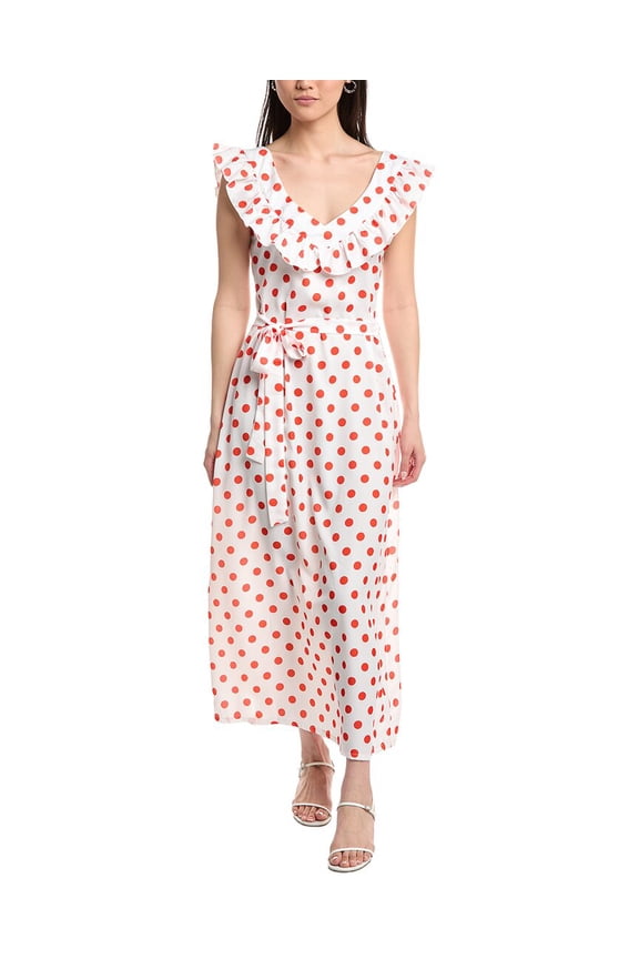 womens Off The Shoulder Maxi Dress, m, White