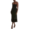 thumbnail image 1 of IPPONELLI womens  Smocked Bodice Maxi Dress, l, Black, 1 of 3