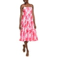 thumbnail image 1 of IPPONELLI womens  Tiered Midi Dress, m, Pink, 1 of 3