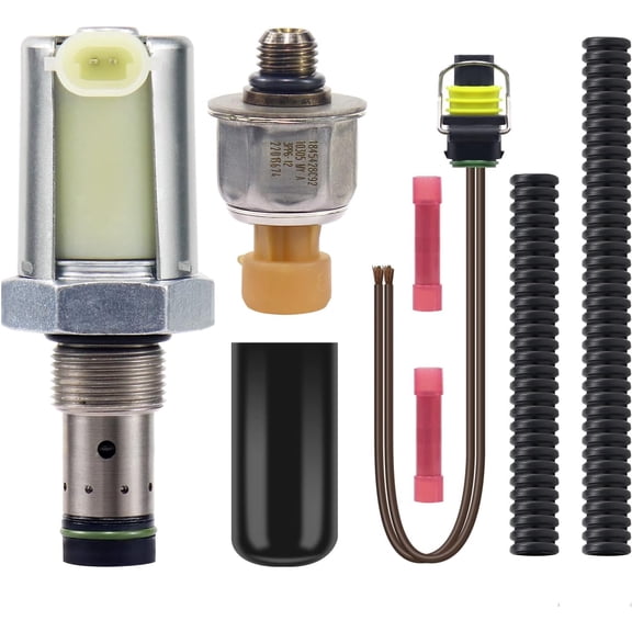 IPR Valve 6.0 Powerstroke Injector Pressure Regulator  ICP Control Sensor for 2003-2010 Ford Super Duty F250 F350 F450 F550 E350 E450 Excursion 6.0L Diesel Turbocharged CM5126 AP63417 5C3Z9C968CA