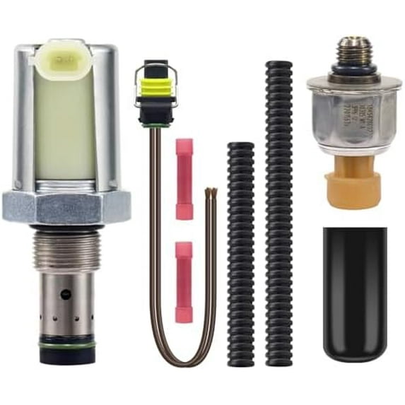 6.0L Fuel Injector Pressure Regulator & ICP Sensor Kit For Ford F250 Super Duty 2005-2007 - With Harness & Connectors