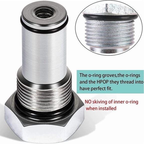 IPR Valve Air Test Adapter for Ford 6.0L Diesel, Seals High Pressure Oil System for Leak Testing, 1/4 NPT, 1 Tool