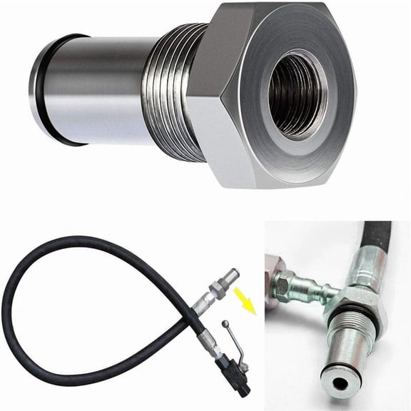 IPR Valve Replacement Air Test Tool for Ford 6.0L Diesel High Pressure Oil System, 1/4" Fitting, 1-Pack