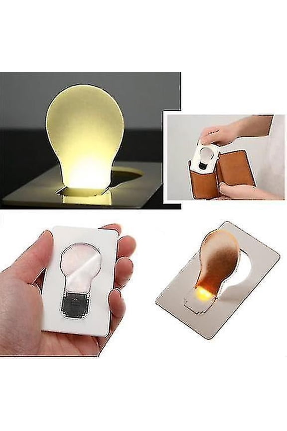 IPRee Outdoor EDC LED Card Light Pocket Lamp Purse Wallet Emergency Light
