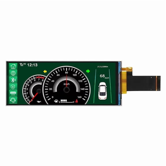 IPS Full Viewing Angle TFT Color LCD Display Module Bar Type 6.2 Inch 360x960 IPS TFT LCD Display SPI+RGB Interface,A