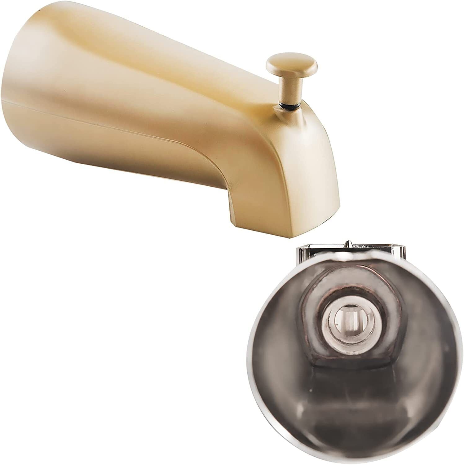 IPS Inside Thread 4 1/2" Universal Bathroom Tub Spout w/ Diverter Heavy Duty