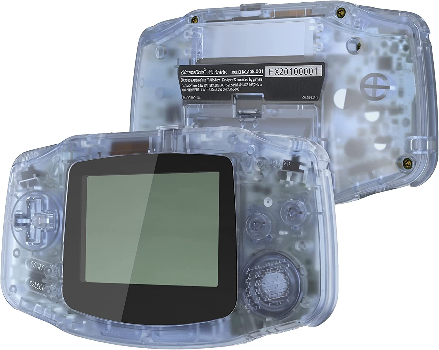 IPS Ready Upgraded eXtremeRate Glacier Blue Replacement Shell Full