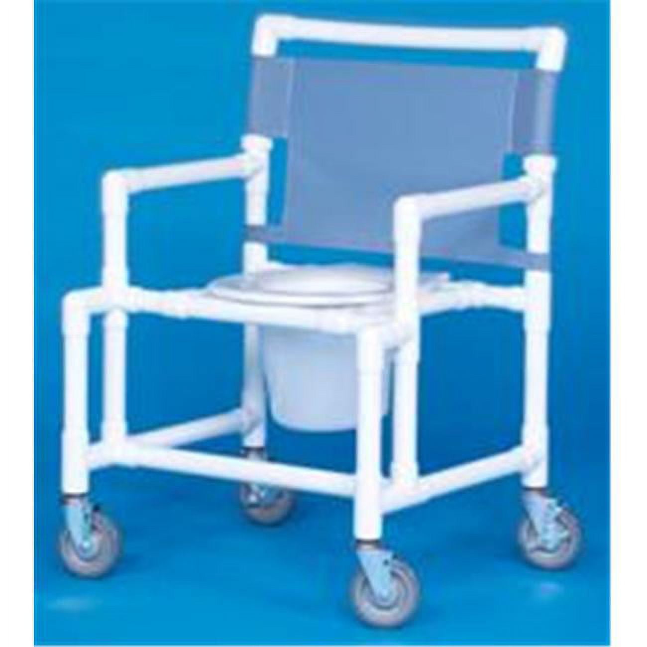 IPU SCC9250 OS Shower Chair Commode with Round Seat