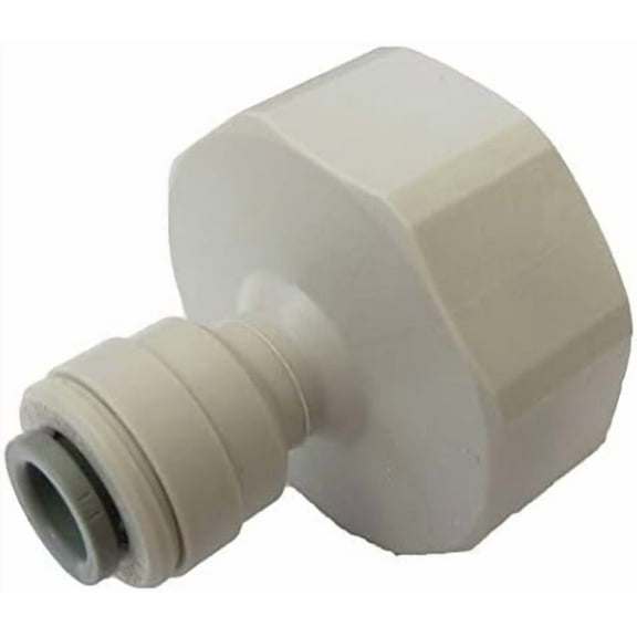 IPW Industries Inc. | Acetal Female Faucet Connector John Guest Quick Connect Fitting for Reverse Osmosis Water Filter and Water Hose (1/4-3/4" OD)