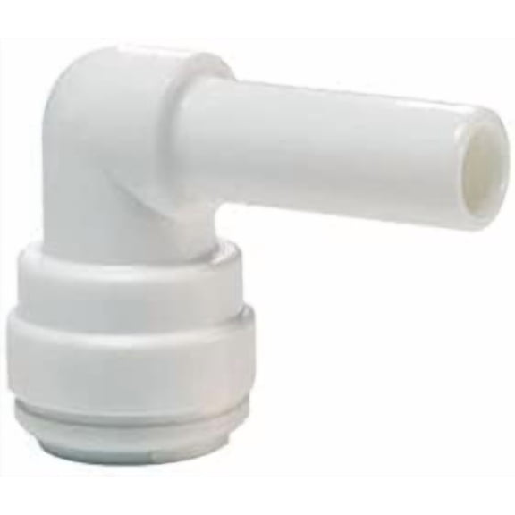 IPW Industries Inc. | CI220808W John Guest Acetal Plug In Stem Elbow  Single OD 1/4" Quick Connect Fitting Tube Connector for Reverse Osmosis System