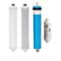 IPW Industries Inc Compatible Culligan AC-30 Double Nipple End Reverse Osmosis Filter Set - Sediment/Carbon/Inline/RO Membrane
