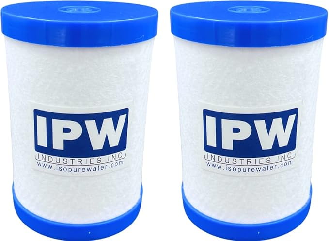 IPW Industries Inc. Compatible Replacement CB6 Hydro Guard Carbon Block Water Filter for MP System - 2 Pack
