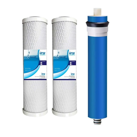 IPW Industries Inc Compatible for GE FX12P FX12M Compatible Filter Combo Set for GXRM10G, GXRM10RBL RO System
