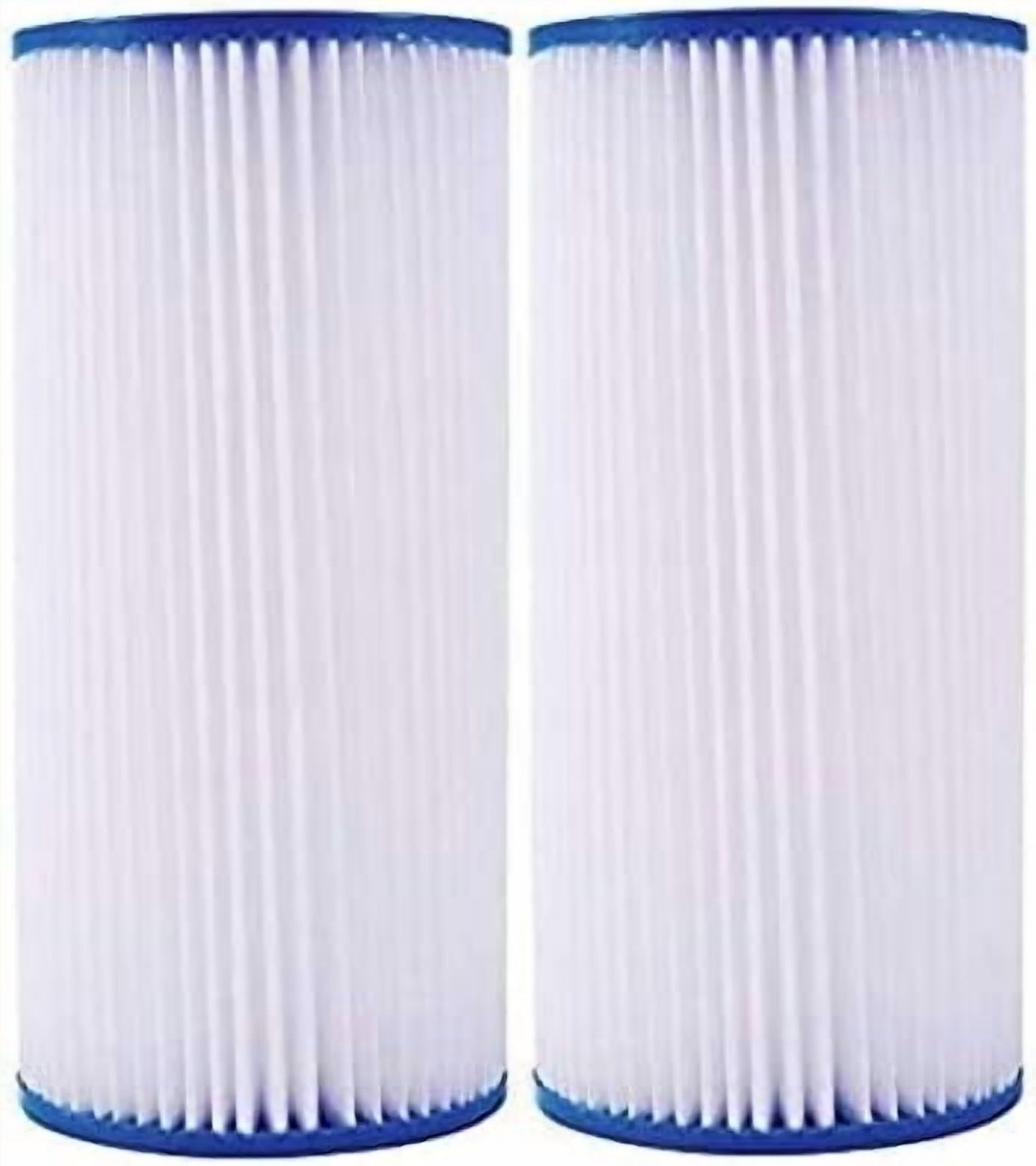 IPW Industries Inc. FXHSC 10" x 4.5" Whole House Water Filter, Compatible with GE FXHSC, Culligan R50-BBSA, Pentek R50-BB and Dupont WFHDC3001, American Plumber W50PEHD, GXWH40L (Pack of 2)