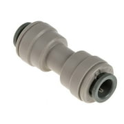 IPW Industries Inc-John Guest - Acetal Union Connector Quick Connect Fitting 1/4" OD / Single- Grey
