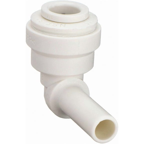 IPW Industries Inc-John Guest - Polypropylene Plug In Stem Elbow Quick Connect Fitting 1/2" OD / 1/2" OD/Single - PP221616W