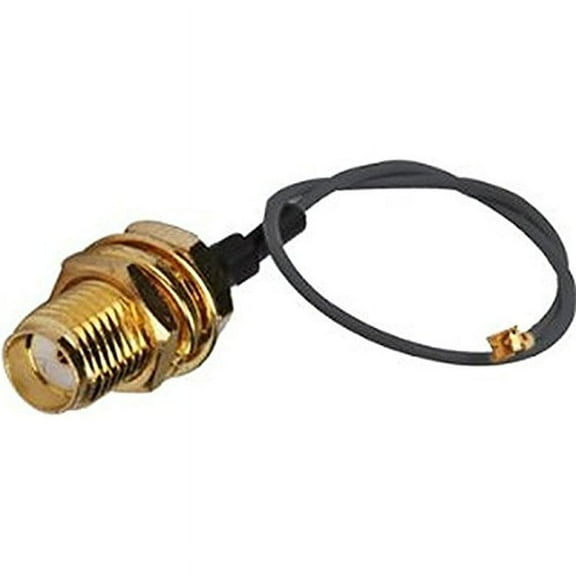 IPX / u.fl Female Right Angle to SMA Female Pigtail Cable 1.13mm 15cm (Pack of 2) High Quality Ships From USA