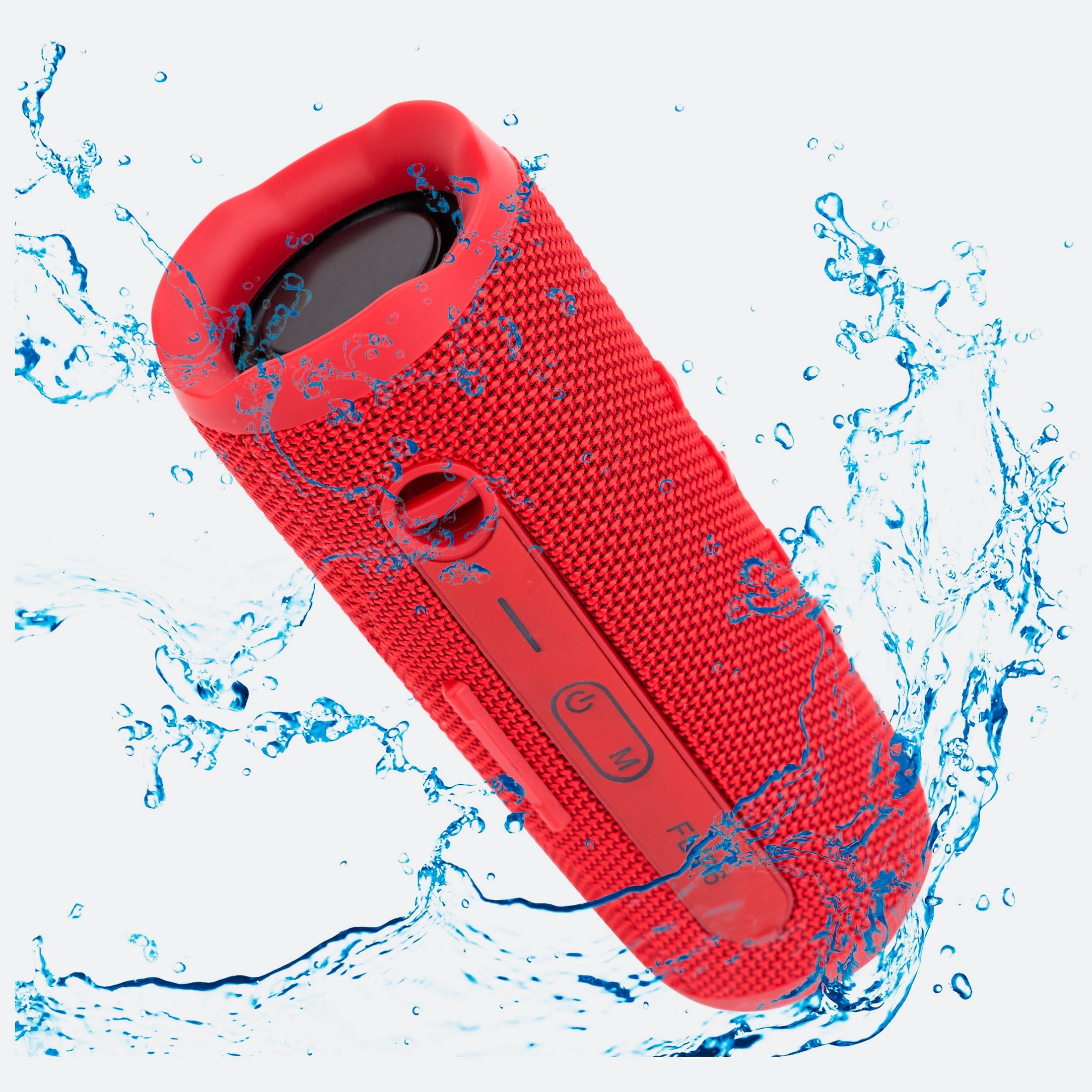 IPX4 Waterproof Bluetooth 5.0 Speaker, 10W Hi-Fi Stereo Sound, Wireless Portable Compact Design, Long-Lasting Battery, Ideal for Car, Home, Outdoor & Travel