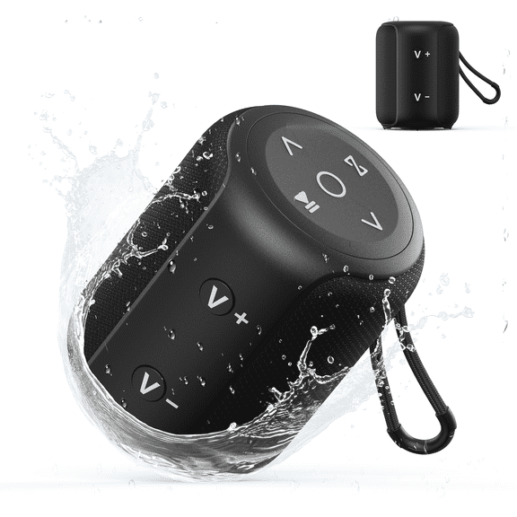 IPX6 Waterproof Bluetooth Speakers Portable Speakers Bluetooth Wireless 15H Playing Time 360°Stereo Sound,TWS Paring with Bass Dual Pairing for Outdoor Travel，Gift Ideas