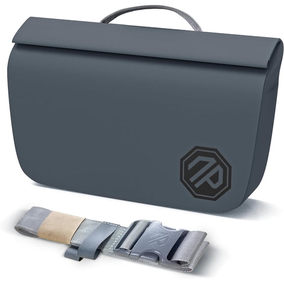 IPX7  Fanny Pack with  -Hand Closure, Durable  Dry Bag, for Kayaking, Paddle Boarding, Beach Cruise Essentials, 2.5L Phone Pouch Dry Bags for Men Women, Charcoal