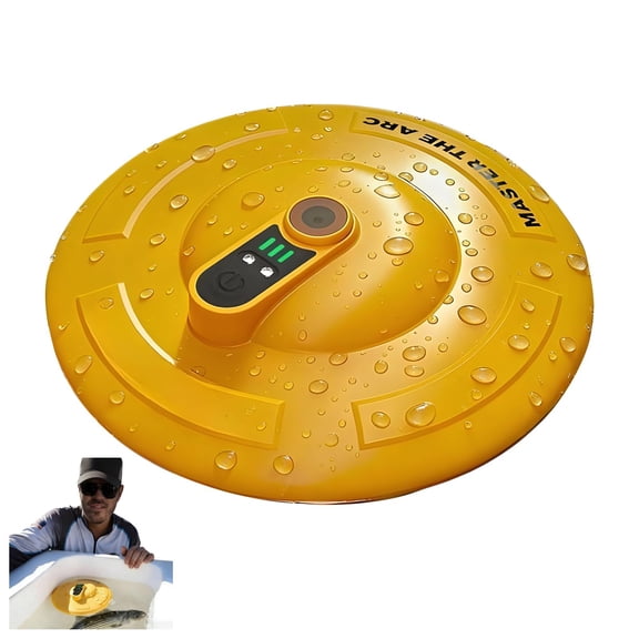 IPX7 Floating & Rechargeable Bait Bucket Aerator, Portable Channel Aquarium Aerator & Inflator, Ultra-Quiet Bubble Generator for Fish Tank, Bait Bucket, Fishing Trips Live Bait Transportation