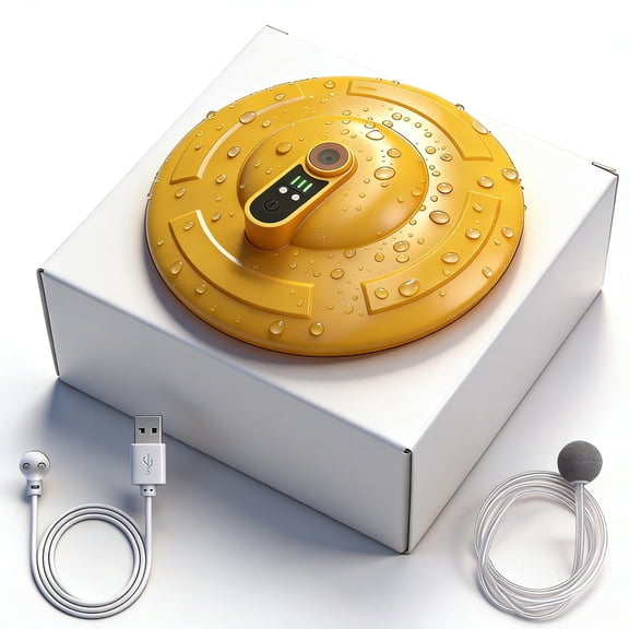 IPX7 Portable Floating Aerator for Bait Bucket Channel Aquarium Inflator Ultra-Quiet Bubble Generator for Fish Tank Air Pump Bubbler Outdoor Fishing