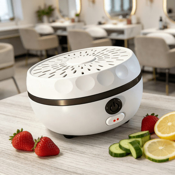 IPX7 Waterproof Cordless Fruit Veggie Cleaner, Titanium Electrolysis Produce Washer, Multi-Functional Kitchen Purifier for Fruits, Vegetables, Meat, 1 Count