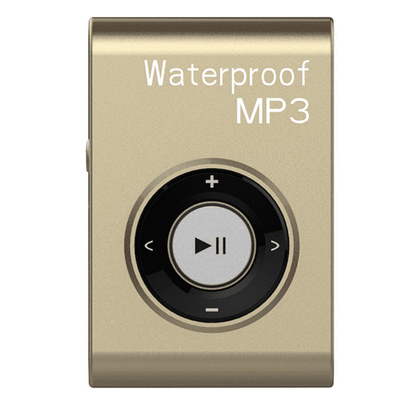 IPX8 Sports Waterproof MP3 Music Player Diving Surf Swimming MP3 Mini Clip MP3 Player FM Radio Waterproof Headphone B