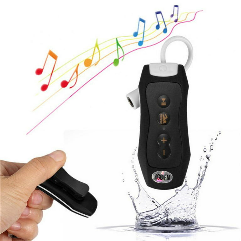 8GB Waterproof MP3 Music Player FM Radio Underwater Swimming With Headphone