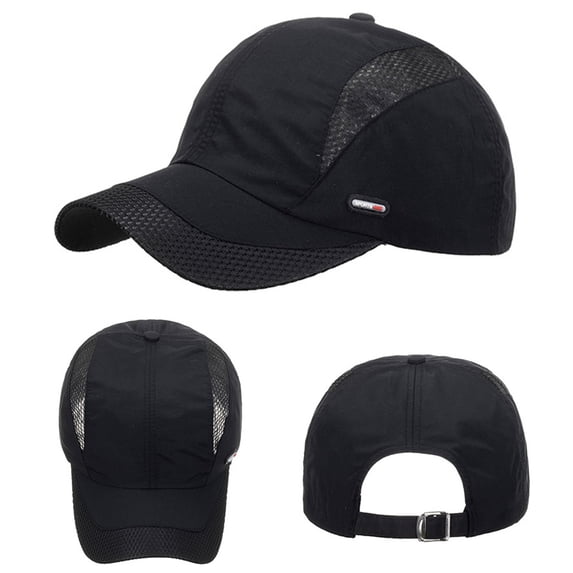 IPYUI Baseball Hat for Men Women Low Profile Unisex Style Headwear Sun for Men Summer Dad Cap Dad Hats Regular Fit Women's Hat for Running Workouts Golf Camo Hat Blank Hats Black