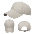 thumbnail image 1 of IPYUI Unisex Vintage Washed Distressed Baseball Hat Structured Cap Dad Trucker Hat Cute Low Profile Low Profile Plain Baseball Cap Softball Hat Sports Caps for Men Women for Outdoor Activities Beige, 1 of 6