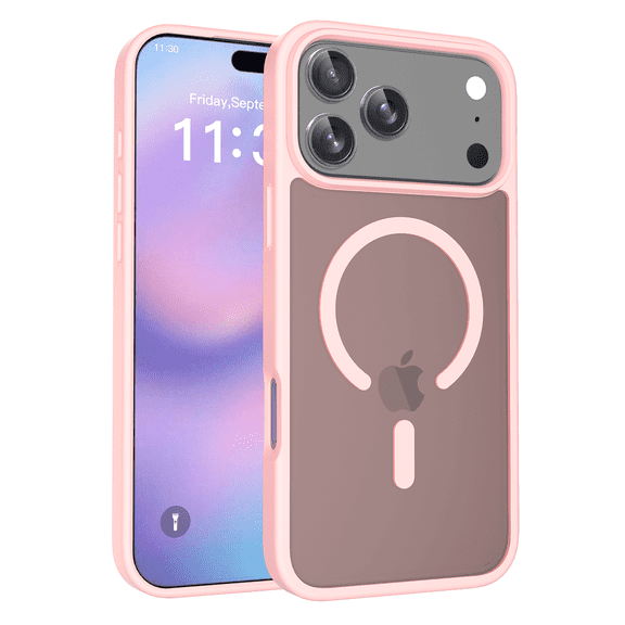 XNB for IPhone 17 Pro Max Case [Compatible with Magsafe]Translucent Matte Phone Cover, [Military Grade Drop Protection] Slim Durable Shockproof Protective Bumper