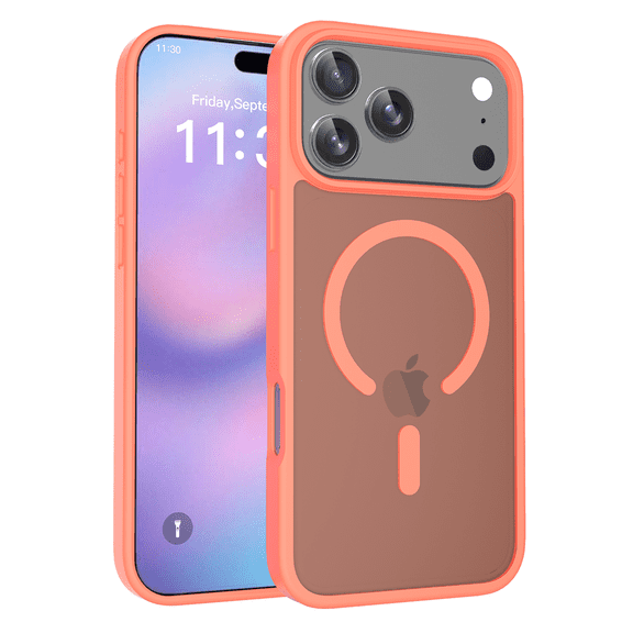 IPhone 17 Pro Max Case [Compatible with ]Translucent Matte Phone Cover, [Military Grade Drop Protection] Slim Durable Shockproof Protective Bumper