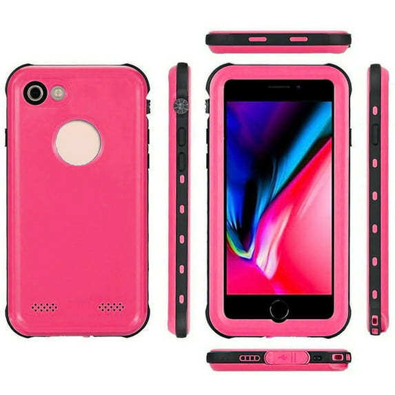 IPhone 8 / IPhone 7 Redpepper Waterproof Swimming Shockproof Dirt Proof Case Cover Pink