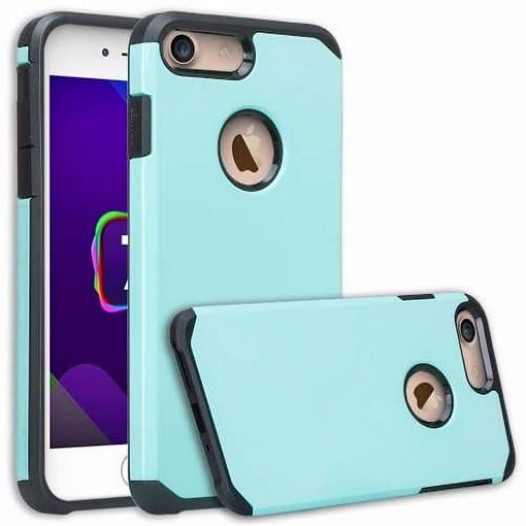 Coverlab Iphone 8 Plus Case, Iphone 7 Plus, Iphone 6 Plus Case Cover W/[ Temper Glass Screen Protector] Bling Silicone Shock Proof Dual Layer Cute Gir