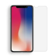 IPhoneXIphone 10 Screen Protector, 2.5D rounded edges 9H Premium Real Tempered Glass, Orginal Touch Feeling,9H Scratch Resistant, Bubble free, Easy Clean, Easy Install[2 Pack 0.33mm 9H 2.5D]