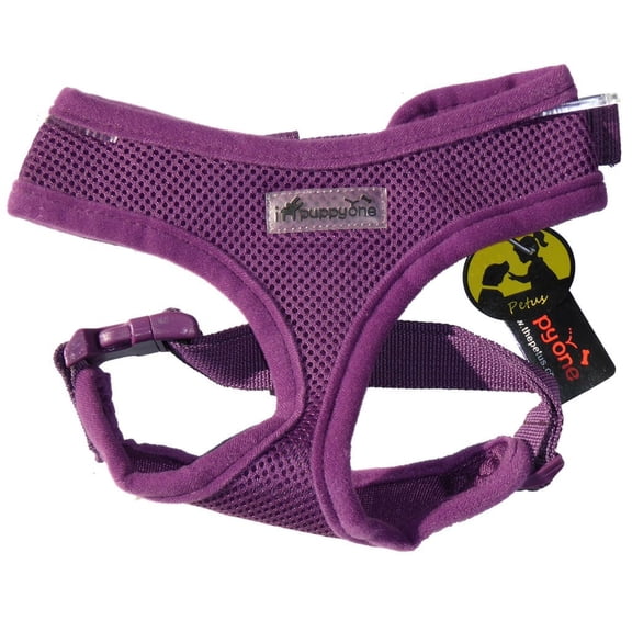 IPuppyone Adjustable Dog Soft Harness "Air Flex" Size:Large Color:Purple