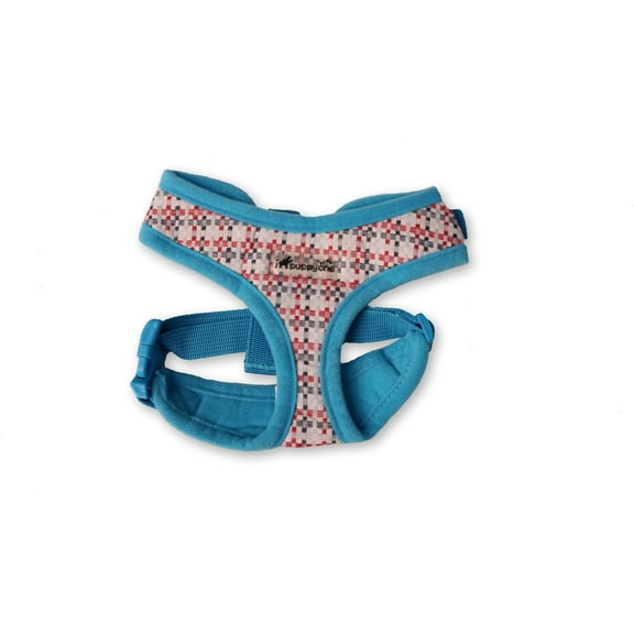 IPuppyone Adjustable Dog Soft Harness "Blanket" Size:XSmall Color:Blue