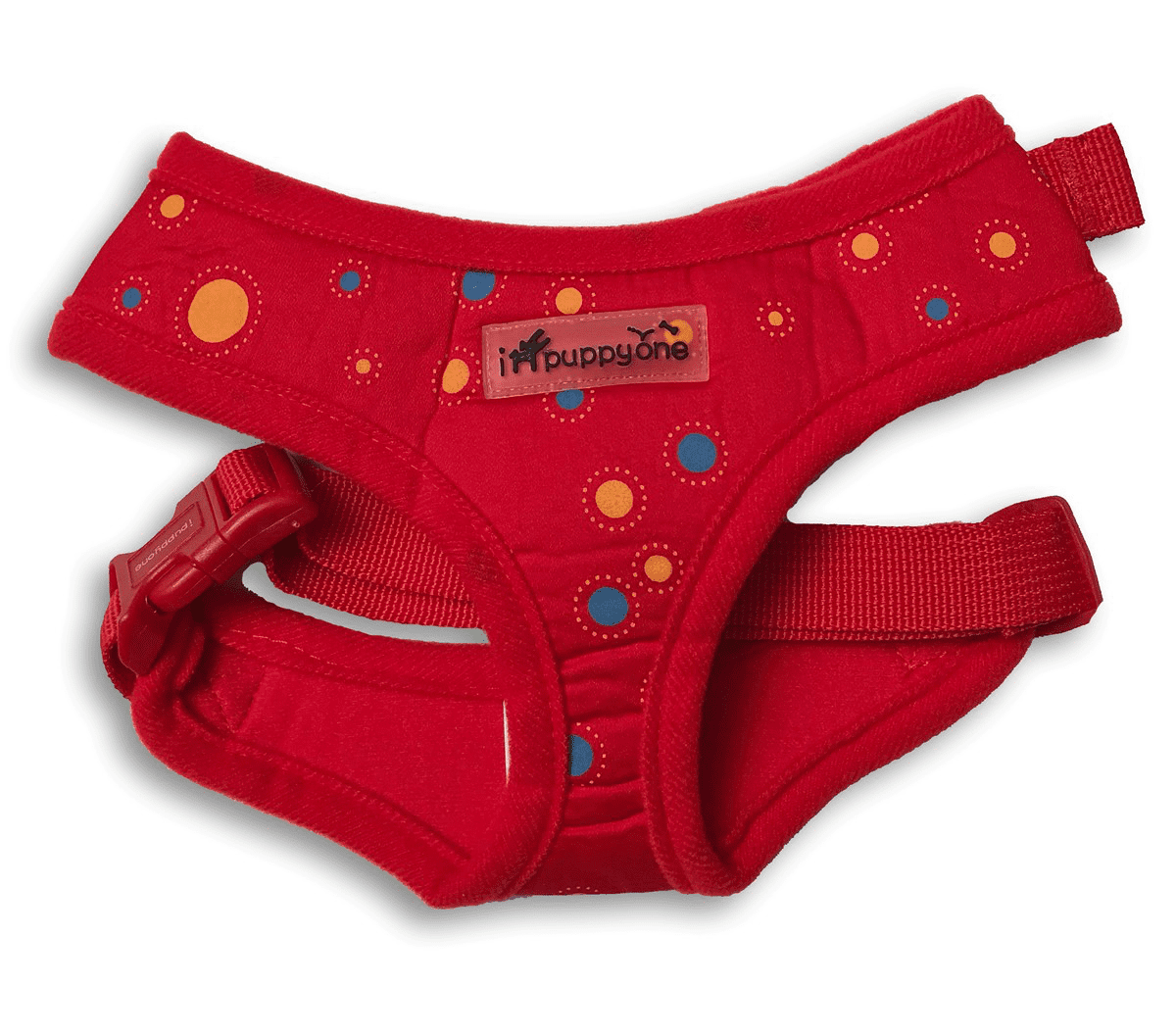 IPuppyone Adjustable Dog Soft Harness Dotty H 204 Size XSmall Color Red