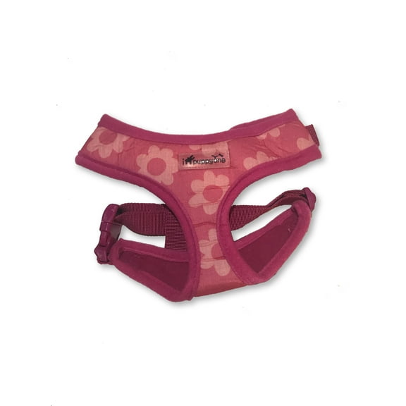 IPuppyone Adjustable Dog Soft Harness "Tropical" Size:Small Color:Pink