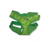 IPuppyone Adjustable Dog Soft Harness "Tropical" Size:XSmall Color:Green