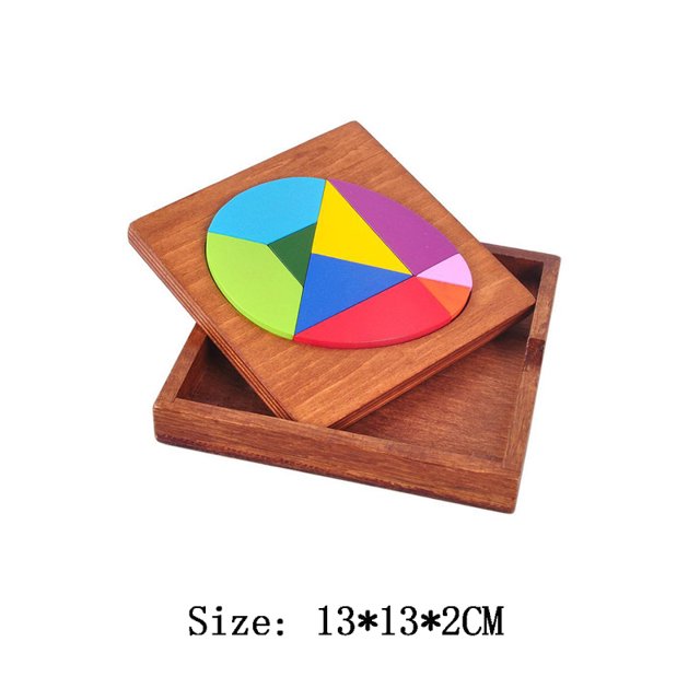 IQ 3D Wooden Puzzle Rompecabezas Montessori High Difficulty Brain
