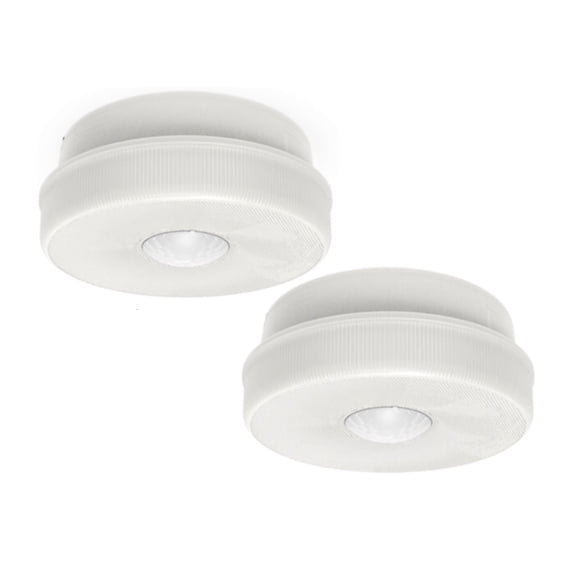 IQ America 7 inch Battery Operated Motion Sensor Ceiling Light 1150 lumens 2PK