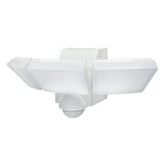 IQ America Battery-Powered Motion Security Flood Light 1200 Lumen LED WH
