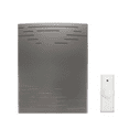 thumbnail image 1 of IQ America Electronic Contemporary Satin Nickel Wireless Door Chime with Pushbutton, 1 of 5