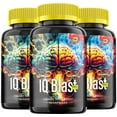 thumbnail image 1 of IQ Blast Pro Brain Supplement Capsules - IQBlast Pro All-Natural Maximum Strength Formula for Enhanced Memory and Focus Pills, 3 Pack, 180 Capsules, 1 of 6