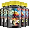 thumbnail image 1 of IQ Blast Pro Brain Supplement Capsules - IQBlast Pro All-Natural Maximum Strength Formula for Enhanced Memory and Focus Pills, 5 Pack, 300 Capsules, 1 of 6