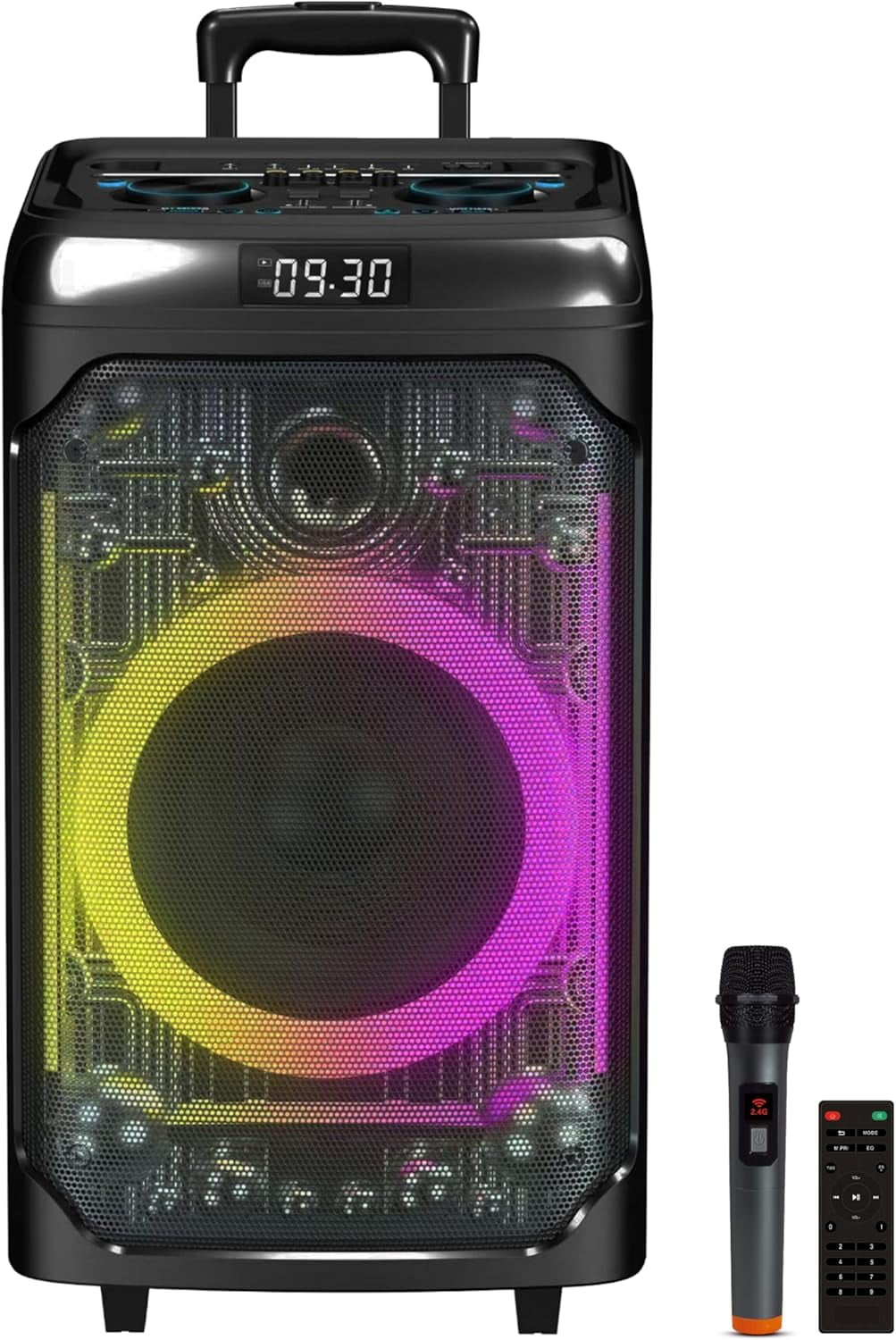 IQ Sound 12 Inch Rechargeable Bluetooth Party Speaker 100W LED