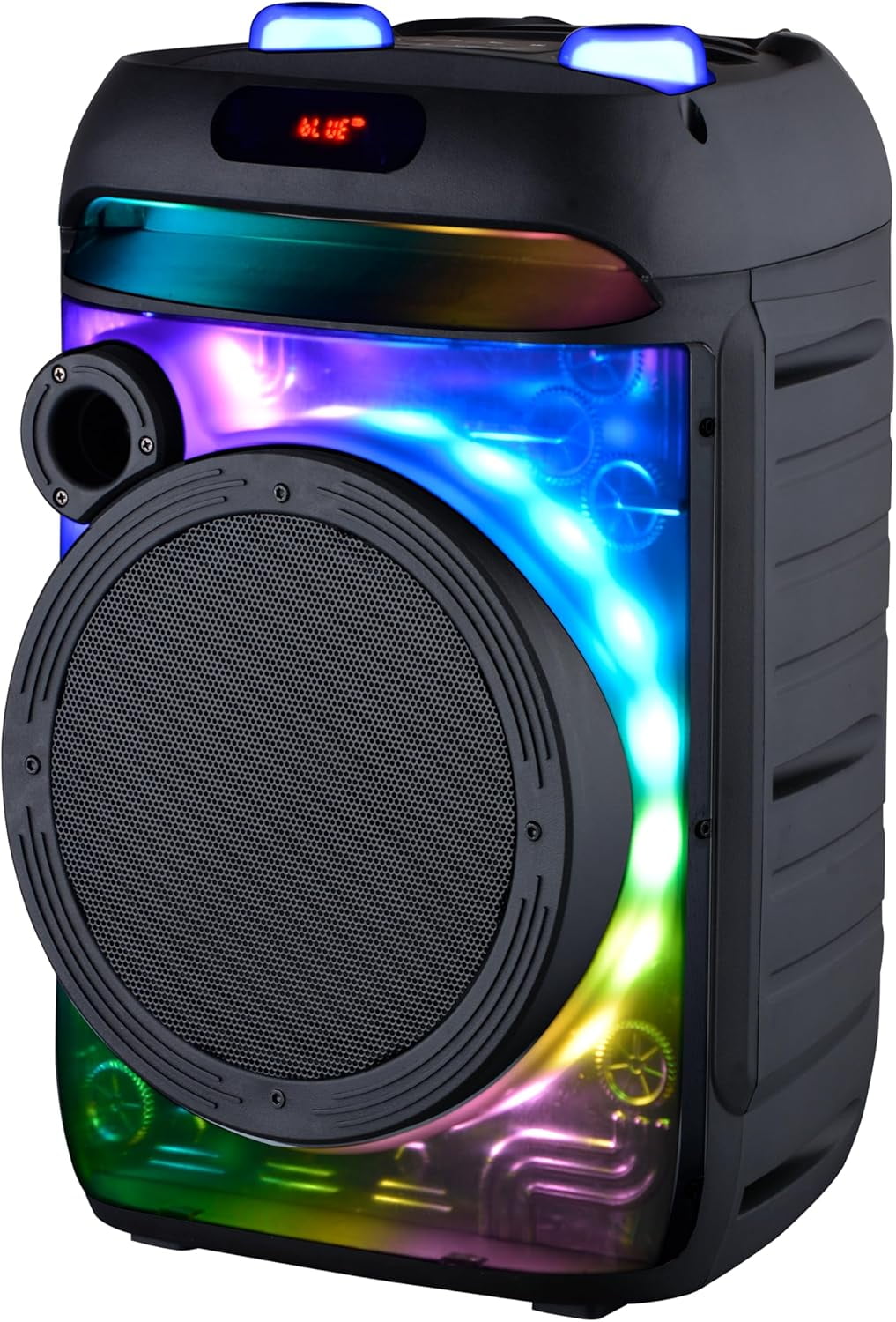 IQ Sound Cyber Flex 8" Portable Bluetooth Speaker TWS LED Mic FM USB/SD IQ-5908DJBT