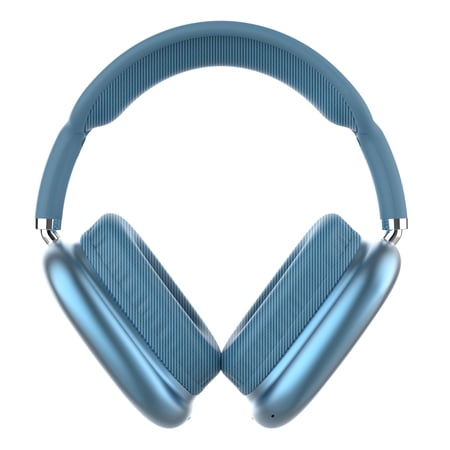 IQ Sound Bluetooth Over-Ear High-Performance Headphones with Mic, FM Radio, and 3.5-mm Aux Input, up to 6 Hours Play Time, IQ-170BT , Blue